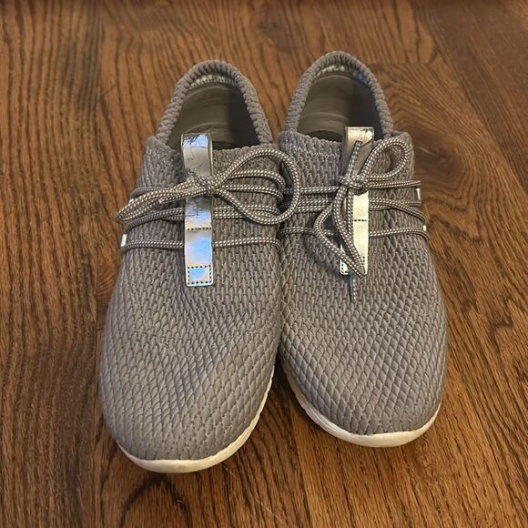 Cole Haan Zerogrand Gray and Silver Sneakers Size 8 - Picture 2 of 10